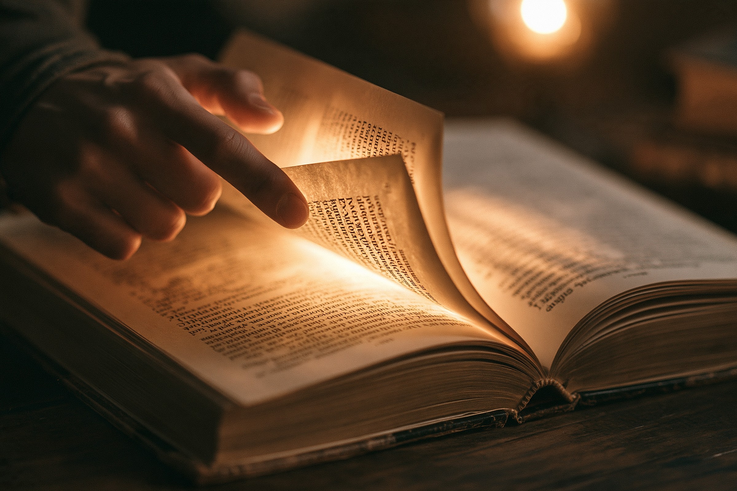 Blad wat draai / page turning